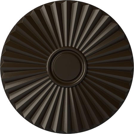 Shakuras Ceiling Medallion (For Canopies up to 5"), Hand-Painted Stone Hearth, 19 3/4"OD x 1 3/8"P